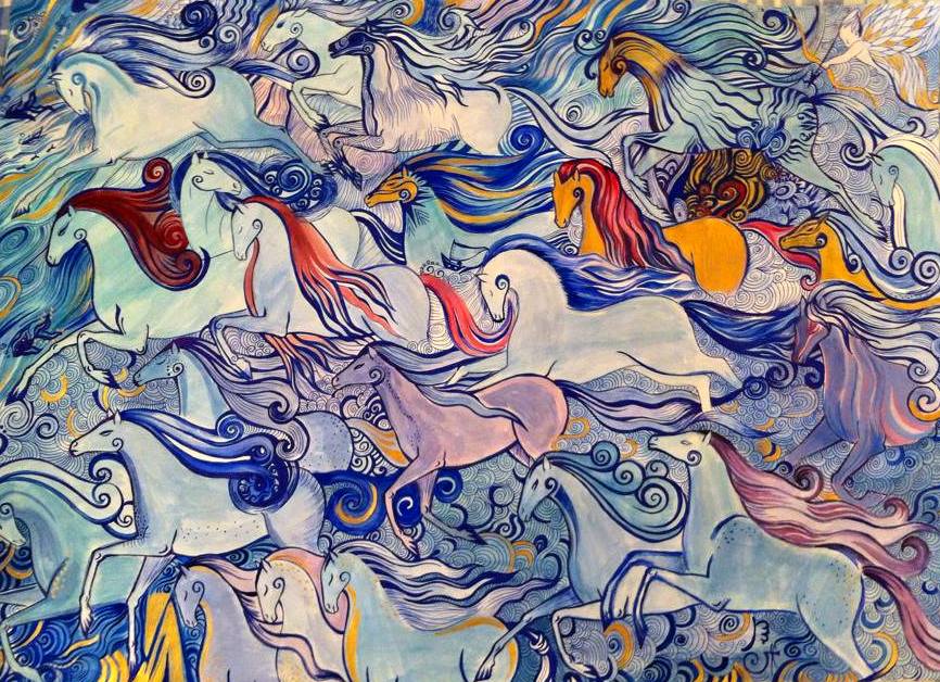 Art as a way to spread happiness - Young Georgian artist’s works exhibited in Tbilisi geotv.ge